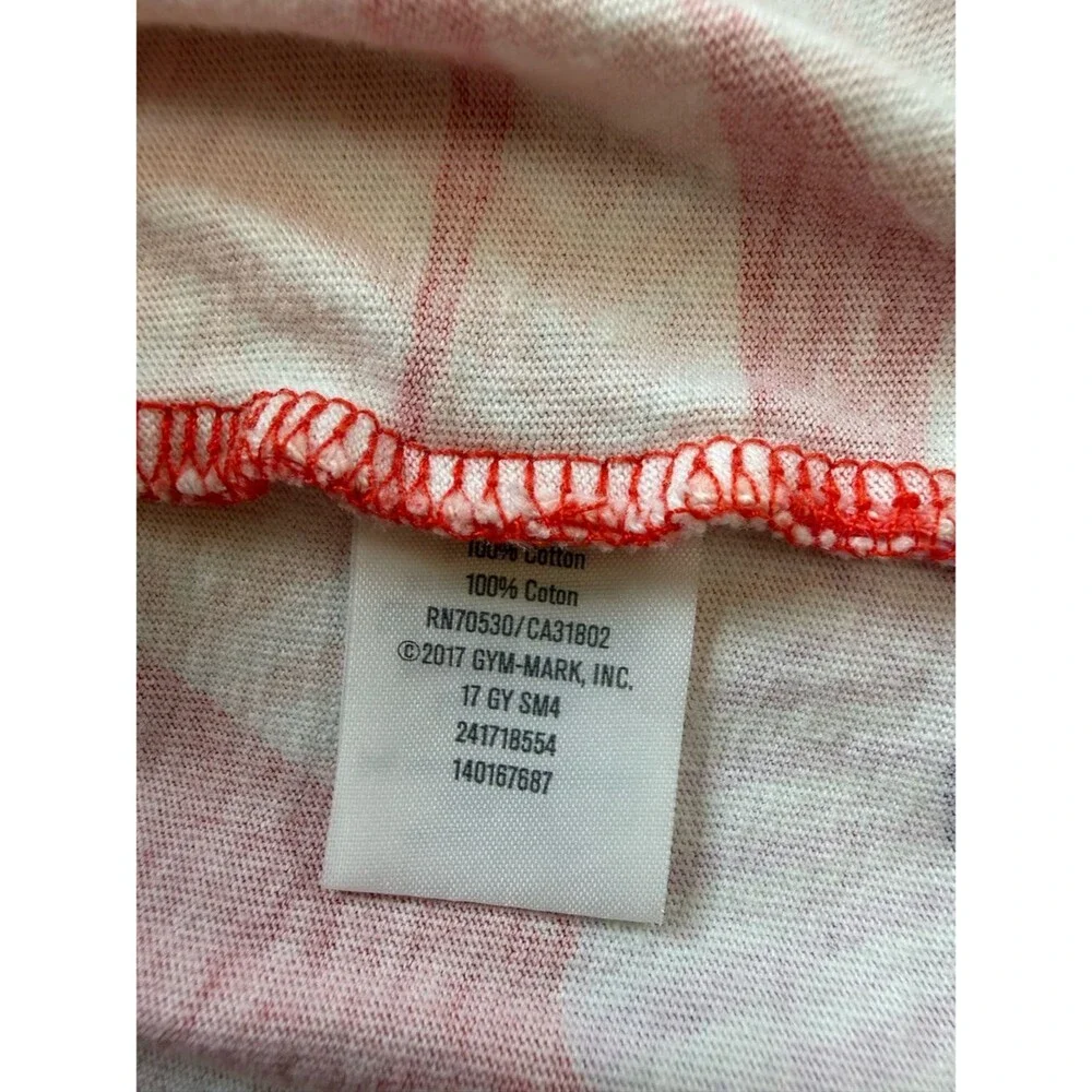 Gymboree Girls Orange Pink Floral Palm Knit Sundress Braided Straps Size 6 EUC